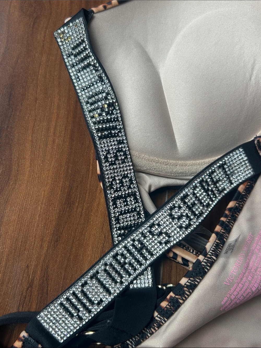 32A / medium Victoria’s Secret bombshell bling swim bikini set - Picture 3 of 4